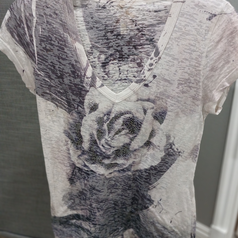 Floral V-Neck Women’s Top